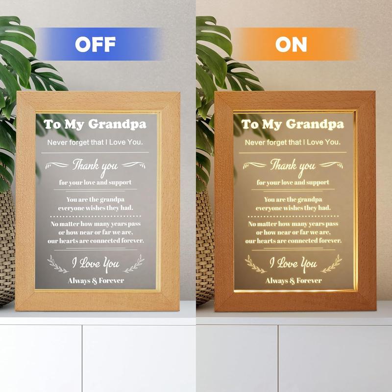 Best Grandma Gift from Granddaughter Grandson - Unique Gift, Mothers Day Gifts for Grandma, Perfect Gifts for Birthday, Christmas, Wedding Anniversary, Thanksgiving(L-6.7*8.3IN)