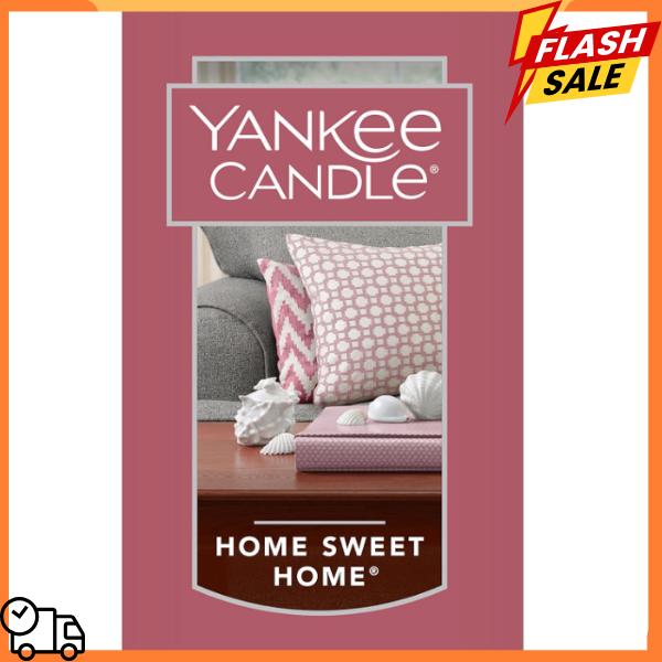 Yankee Candle Home Sweet Home Scented, Classic 22oz Large Jar Single Wick Candle, Over 110 Hours of Burn Time, Home and Christmas Decorations