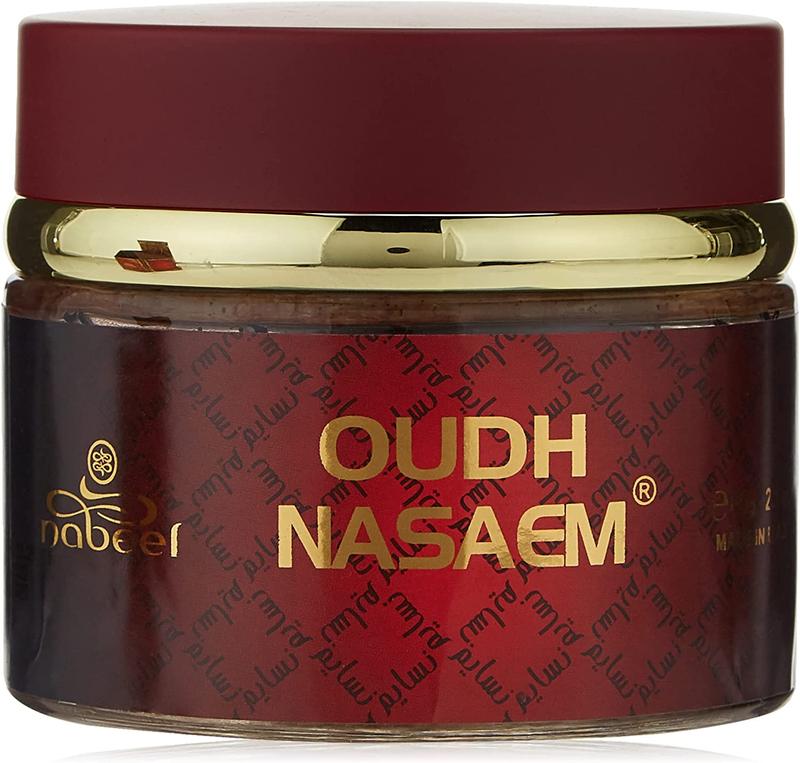 Oudh Nasaem 60gm | 1 Pack | Bakhoor بخور | Beautiful Ever-Lasting Fragrance Evoking Aroma from The East | by Nabeel Perfumes Oudh Scent Scented