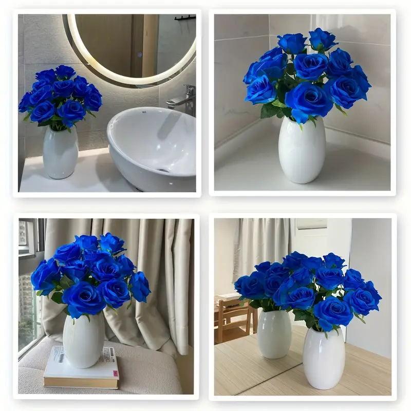 Artificial Rose, 10pcs set Creative DIY Spring Table Centerpiece Faux Rose Flower, Decorative Flowers for Home & Wedding Party Decor