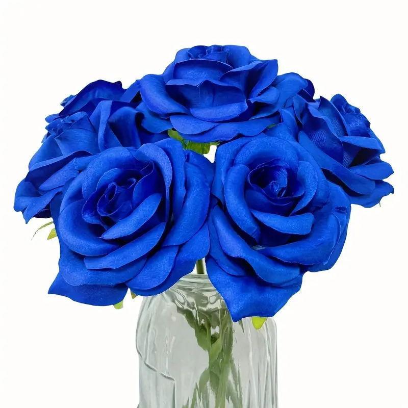 Artificial Rose, 10pcs set Creative DIY Spring Table Centerpiece Faux Rose Flower, Decorative Flowers for Home & Wedding Party Decor