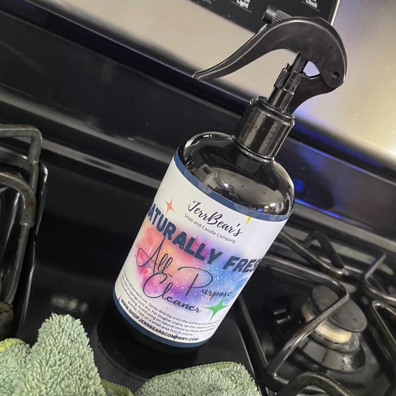 JerrBear's Naturally Fresh All-Purpose Cleaner for Home Cleaning  Scented Household