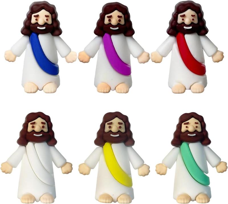 Mini Jesus Figures, Set of 30pcs Action Figures Little Jesus Figures, Tiny Jesus Figures to Hide and Seek Religious Gifts for Easter Egg Stuffers