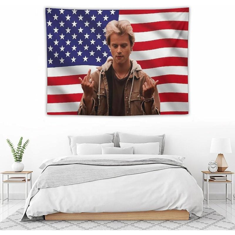 Art Tapestry American JJ Star Maybank Flag Tapestry Flag Poster Blanket for College Dorm Cave Bedroom Living Room Office Party Decor Merch Fan Gift 30