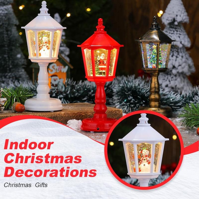 Snowman & Tree & Santa Claus Design Lamp Ornaments,Christmas Themed Light, Decorative Light for Home Party Festival, Festive & Party Supplies