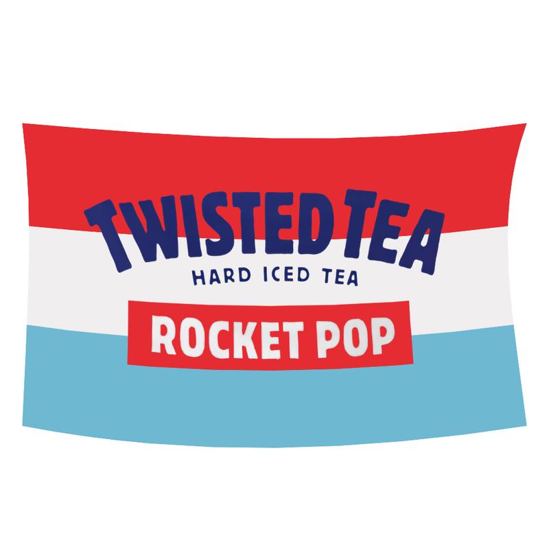 Rocket Pop Twisted T Summer Flag Funny Flag Banner 3x5ft Wall Flag Outdoor Indoor Men College Dorm Men Cave Bedroom Fraternity