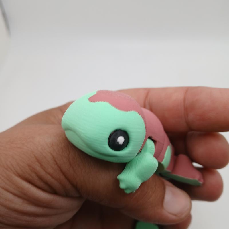 Cute 3D Printed Articulating-Flexi Leopard Gecko or Salamander Figurine Fidget Desk Buddy Animal Critter home decor Gift Accessory Ornaments super cute