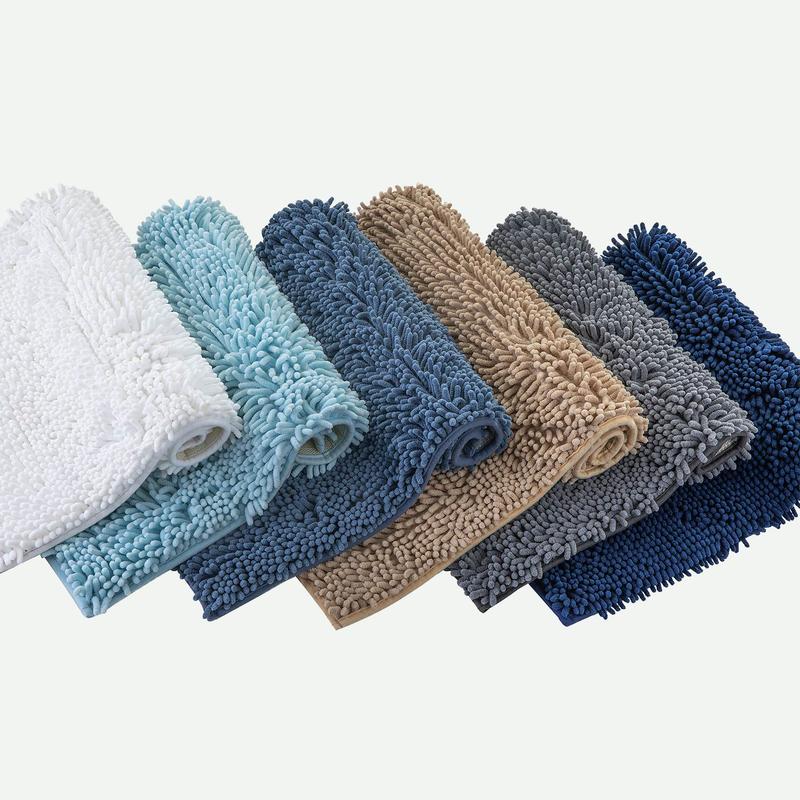 SONORO KATE Cozy Bathroom Mat Non-Slip Thick Door Carpet for Bathroom Bedroom Balcony Living Room Home Decoration,Water Absorbent