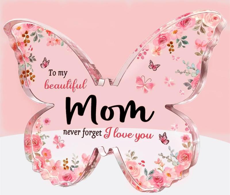 Mothers Day Gifts Butterfly Shaped Acrylic Keepsake