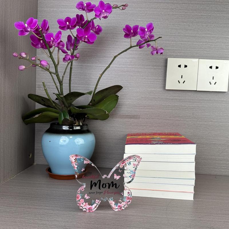 Mothers Day Gifts Butterfly Shaped Acrylic Keepsake