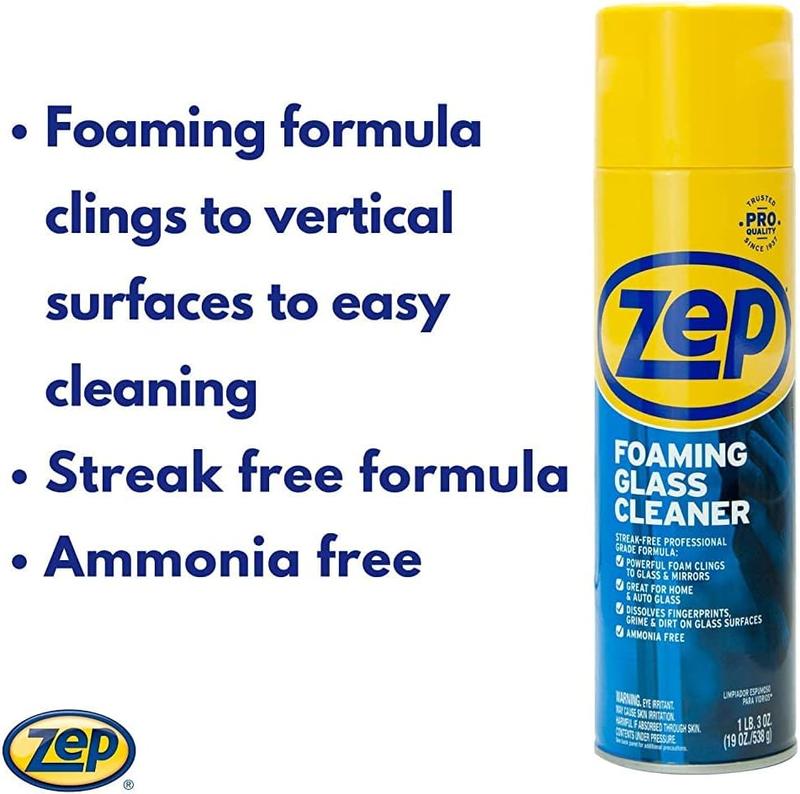 ZEP Stove Oven Cleaner (3 Pack) - Stove Oven Cleaner ZEP - Heavy Duty Oven and Grill Cleaner, 19 oz Household Spray Cleaning Cloth Stainless Steel dx08 zep