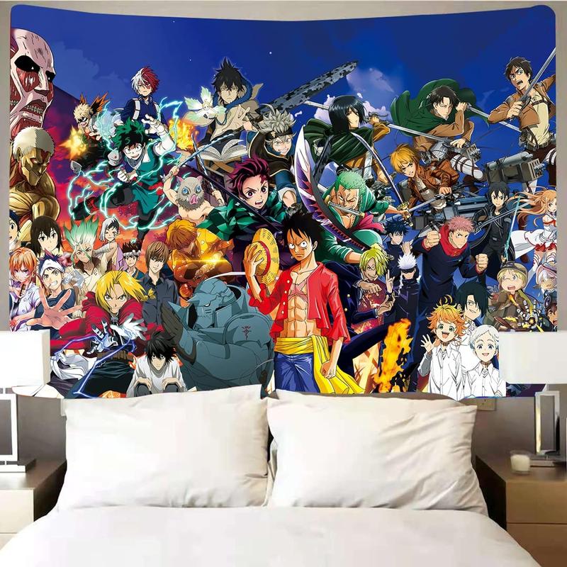 Japanese Anime-Tapestry-Posters, Large Mural Scrolls Suitable For Living Room, Bedroom 60inchX80inch