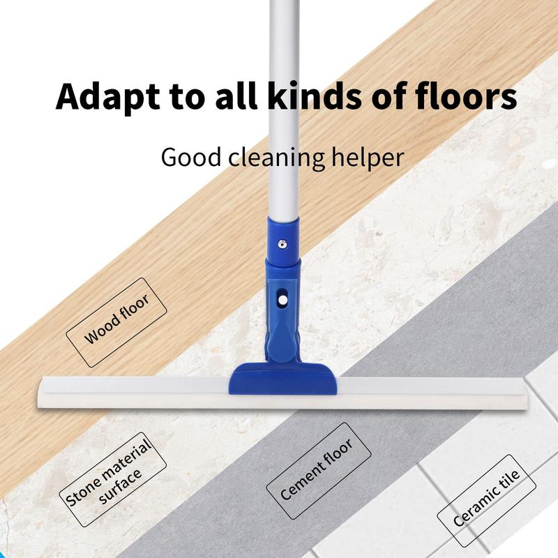 Floor & Window Professional 180° Rotatable Squeegee Scrubber with 56