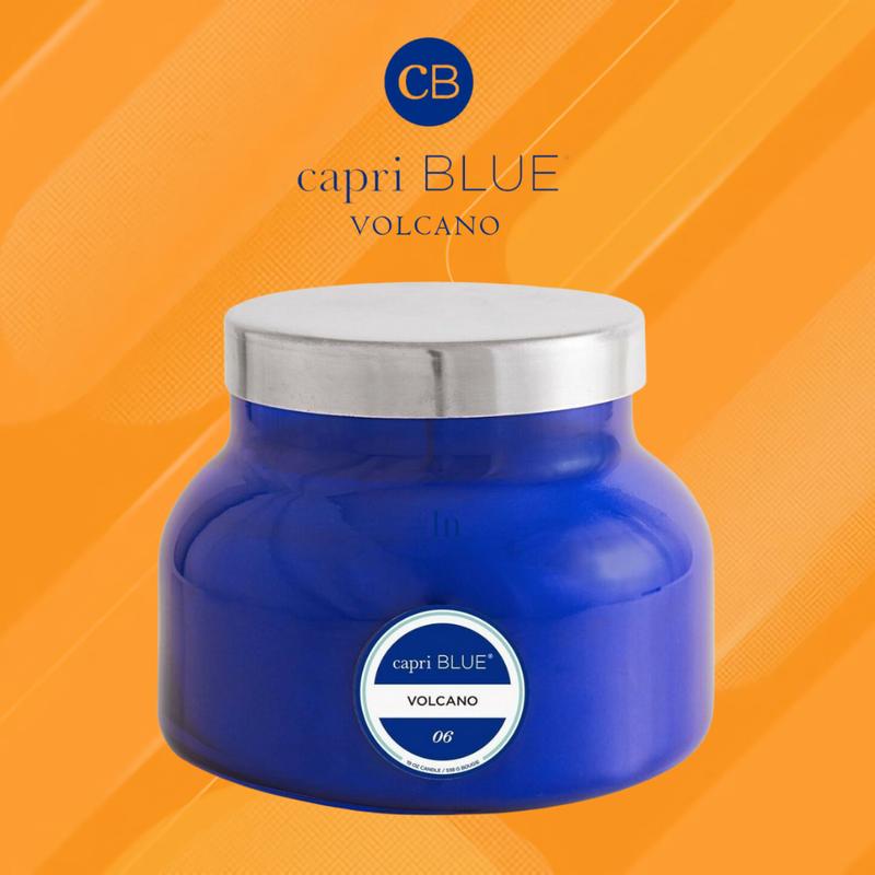 Capri Blue Volcano Scented Candle -85 Hours | Long-Lasting, Relaxing, Decor, Special Occasions, Gifts, Ornaments Freshener Perfume Decoration Aroma