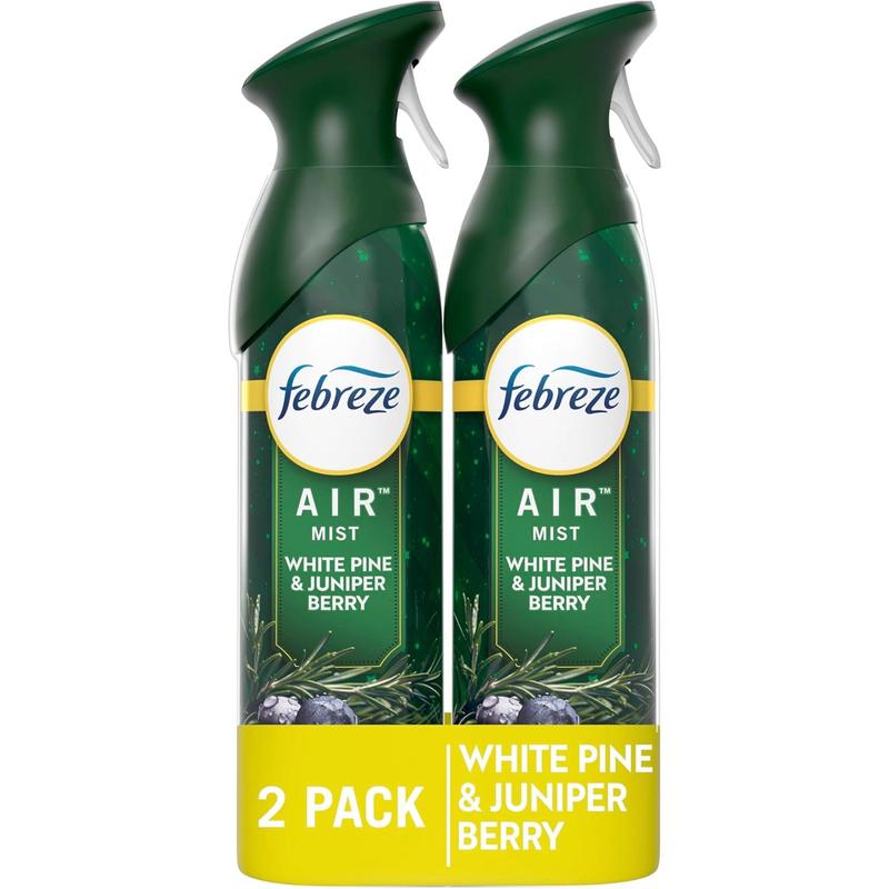 Air Mist, Odor-Fighting Air Freshener, White Pine & Juniper Berry, 8.8 oz. Aerosol, Pack of 2