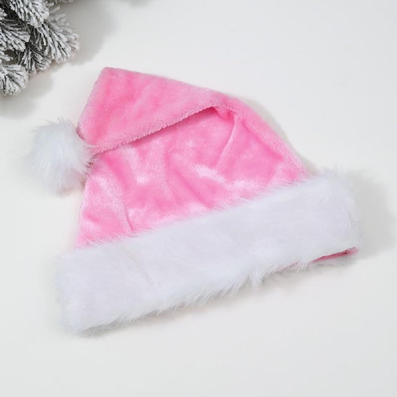 Santa Hat for Women, Adults Unisex  Comfort Xmas Hat Extra Plush for Christmas New Year Festive Holiday Party