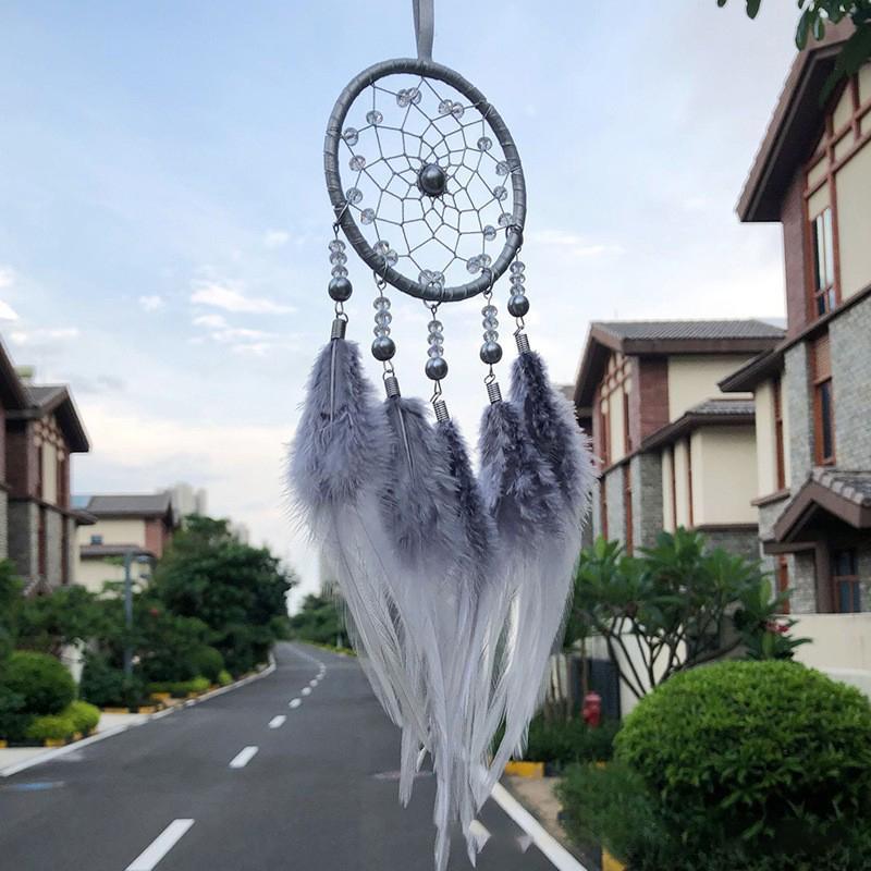 Dream Catcher with Feather, 1 Count Car Hanging Decoration, Hanging Decor For Home, Indoor