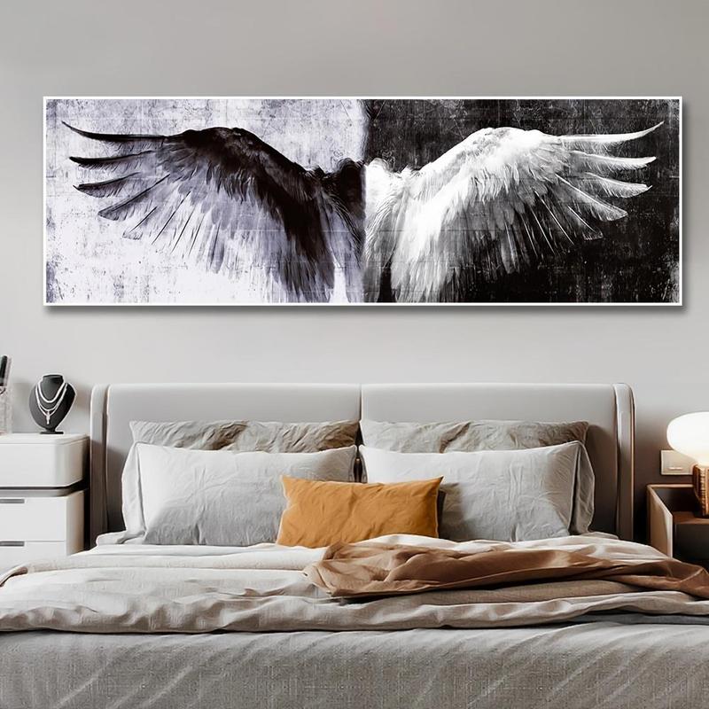 Angel Wing Pattern Canvas Painting without Frame, Wall Art Painting, Modern Canvas Wall Art for Home Decor