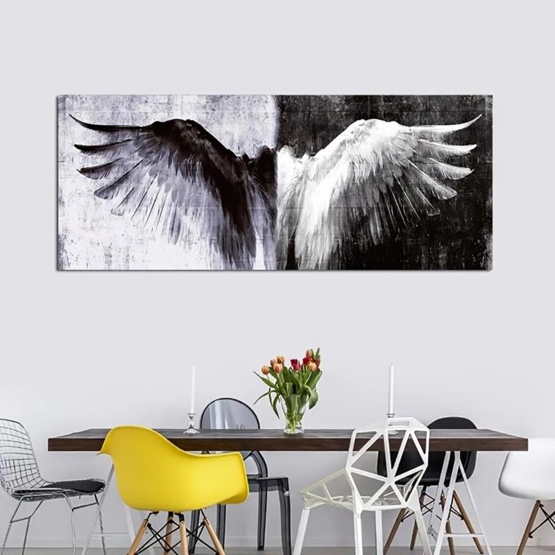 Angel Wing Pattern Canvas Painting without Frame, Wall Art Painting, Modern Canvas Wall Art for Home Decor