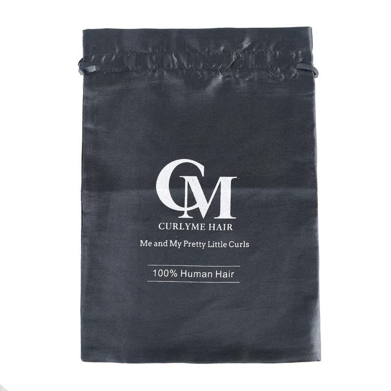 CurlyMe Satin Storage Bags for Packaging Wigs, Bundles, Hair Extensions Organiser