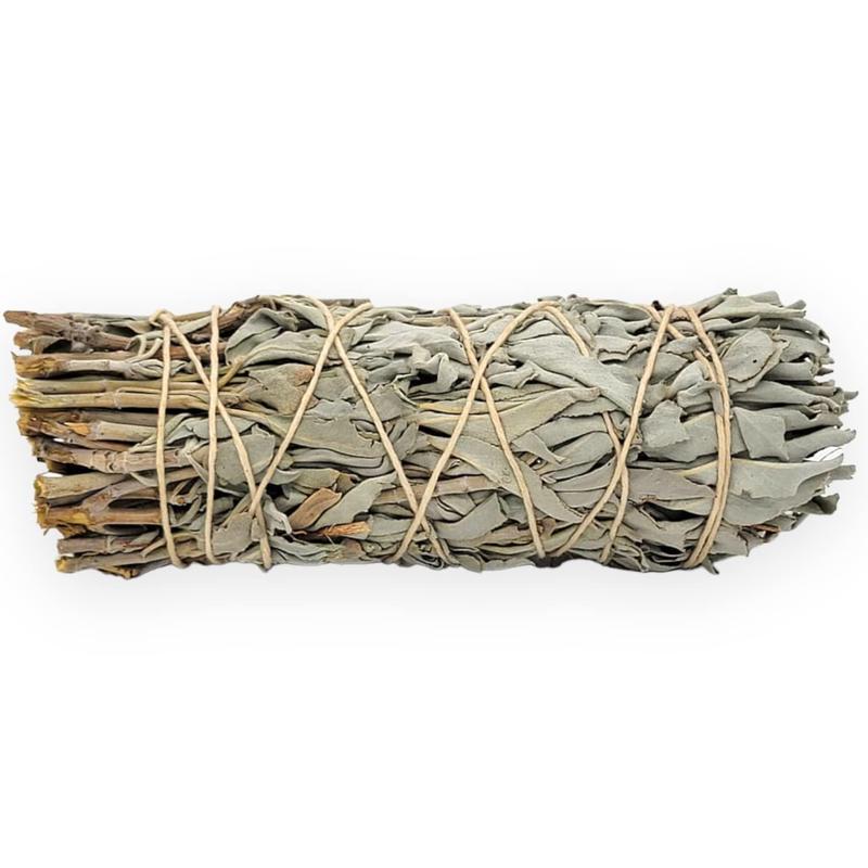 (Pack of 3)- Yerbero - Premium 5 Inches Long California White Sage |Super Thick 2 Inches Width | 3 Hand Tied Wands - Smudging Kit for Home Cleansing, Meditation, Relaxation, Peace, Love, Purifying.