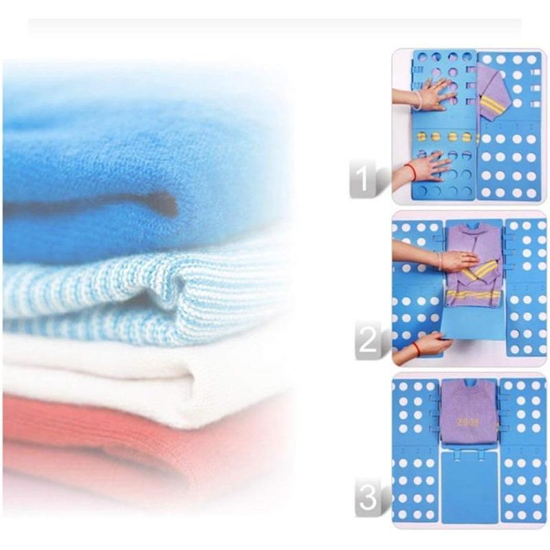 Clothes Folder T Shirt Folding Board Plastic Shirt Folder Board Easy and Fast for  and Adult to Fold