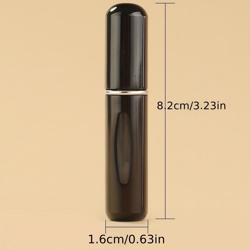 Portable Mini Empty Spray Bottle, 6 Counts set 5ml Refillable Perfume Atomizer, Travel Size Spray Bottle for Water, Toner, Skin Care, Mister, Perfume