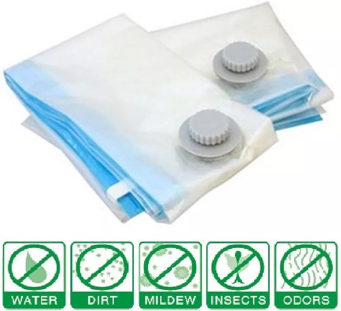 6 PACK Jumbo Extra Large Space Saver Vacuum Seal Storage Bag Strong Organizer XL