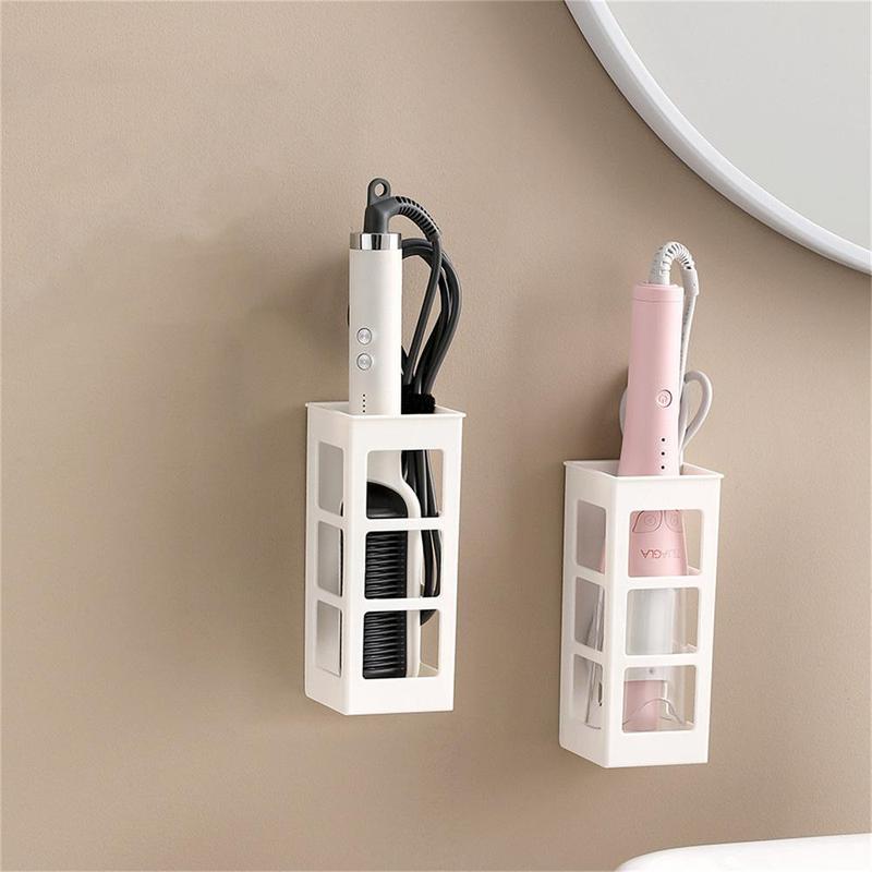 Hair Styling Tool Organizer, 2 Counts set Wall Mounted Hair Curling Iron  Holder, Home Organizer for Bathroom