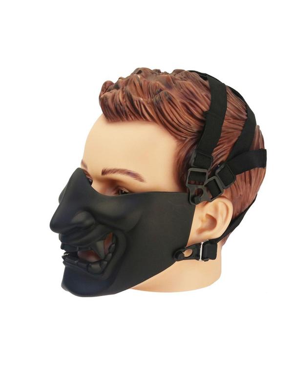 Unisex Half Face Mask, Adjustable Cosplay Outdoor Cycling Face Mask, Holiday Clothes Accessories for Men & Women