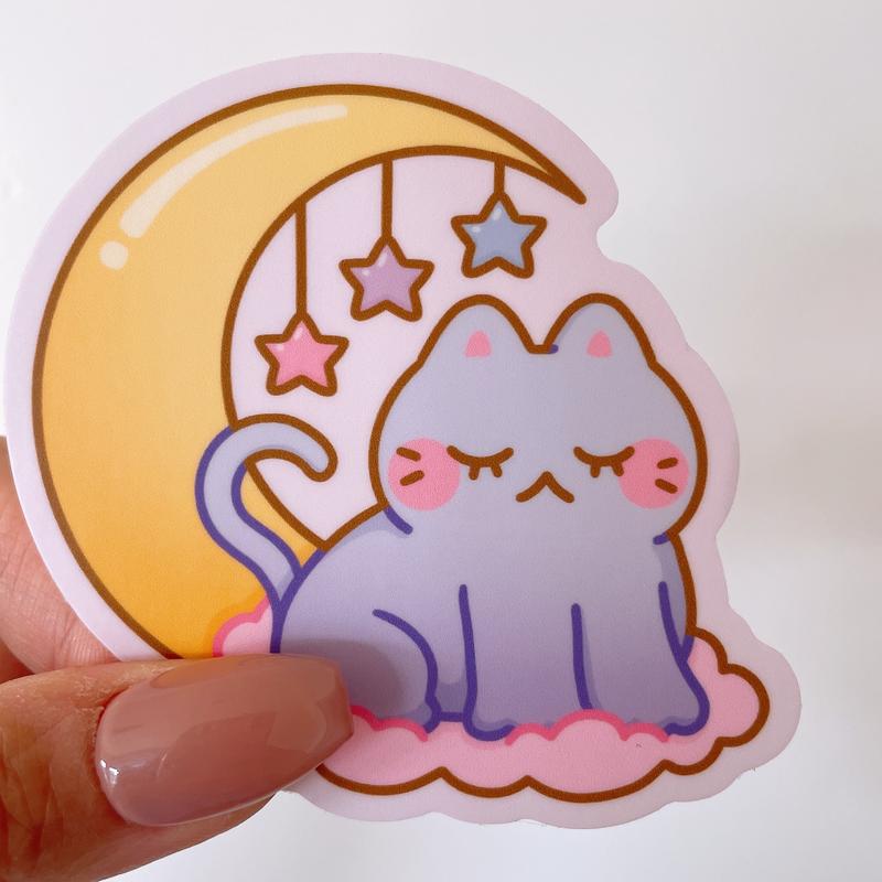 Cute Cat Heavy Duty Waterproof Vinyl Stickers - Vol 2