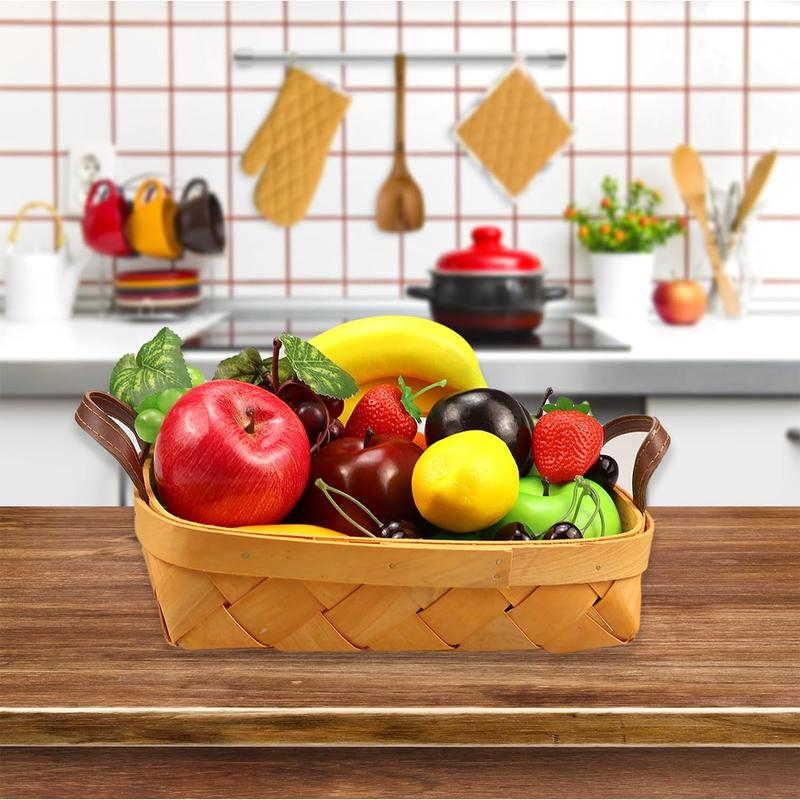 20 Pcs Fake Fruit Pack, Artificial Fruit for Decoration Party, Realistic Fake Fruits Table Centre Counts Decoration Home Kitchen, Lifelike Faux Fruits Bananas