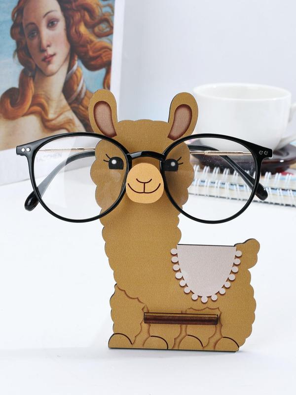 Wooden Cartoon Animal Design Eyeglasses Holder, Decorative Eyeglasses Display Stand for Home, Novelty Eyeglasses Organiser Racks, Cute Accessories As Gift,  Bedroom Decor