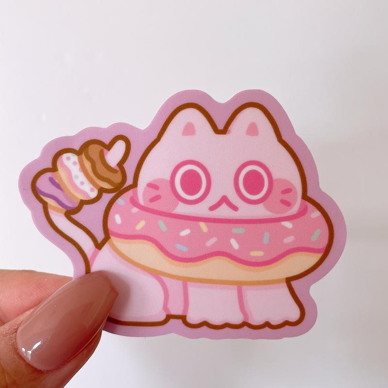 Cute Cat Heavy Duty Waterproof Vinyl Stickers - Vol 2