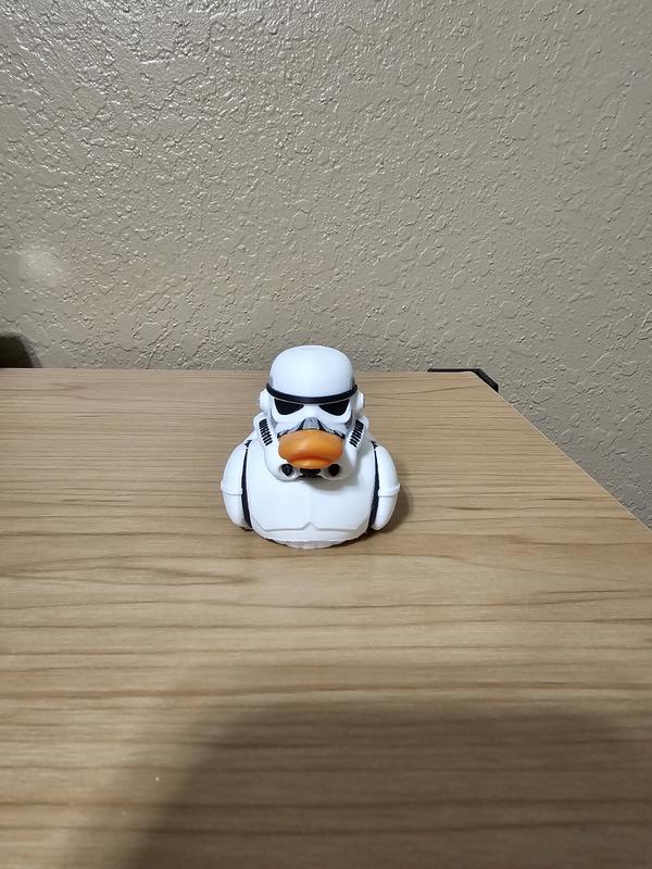 3D Printed Stormtrooper Figurine for Duck Collectors and More - Quirky Home Decor Multicolor Ornaments