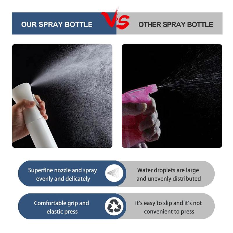 5pc,7.04oz of spray bottle, plastic sprayer, reusable beauty spray bottle, high pressure continuous spray bottle for makeup, oil spray bottle, spray bottle for cleaning hair plants, household products