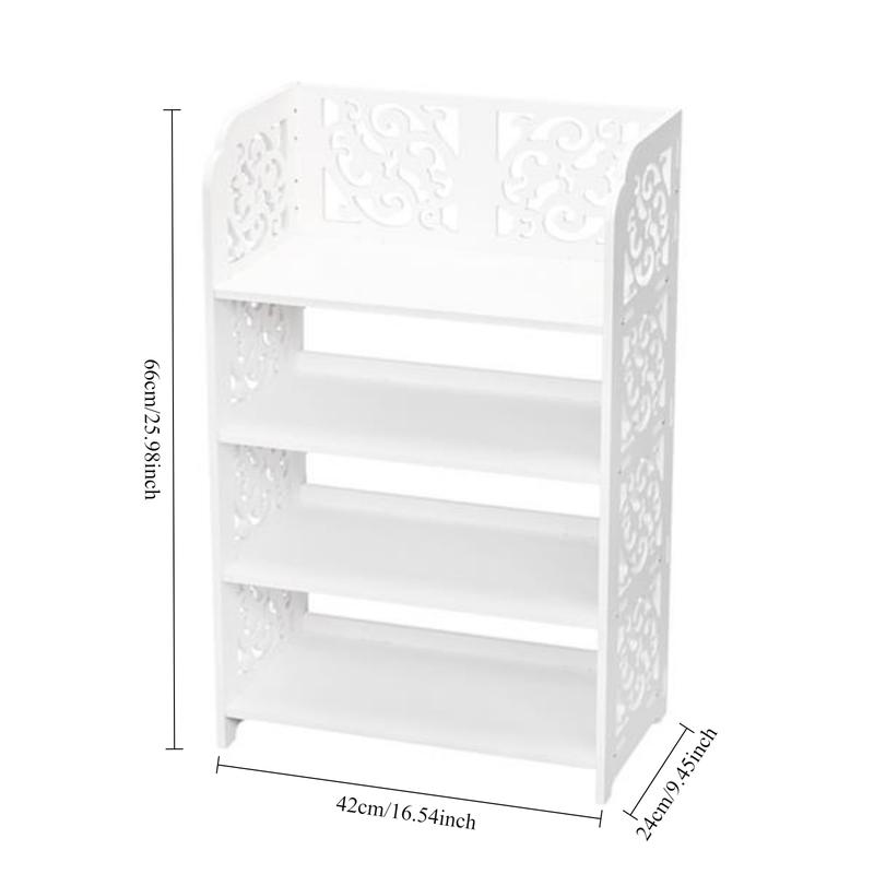 Non-Woven Multi-Layer Steel Frame Shoe Cabinet, Large Capacity Shoe Rack Without Zipper Dust Cover,Contemporary Style Decorative Room Organiser