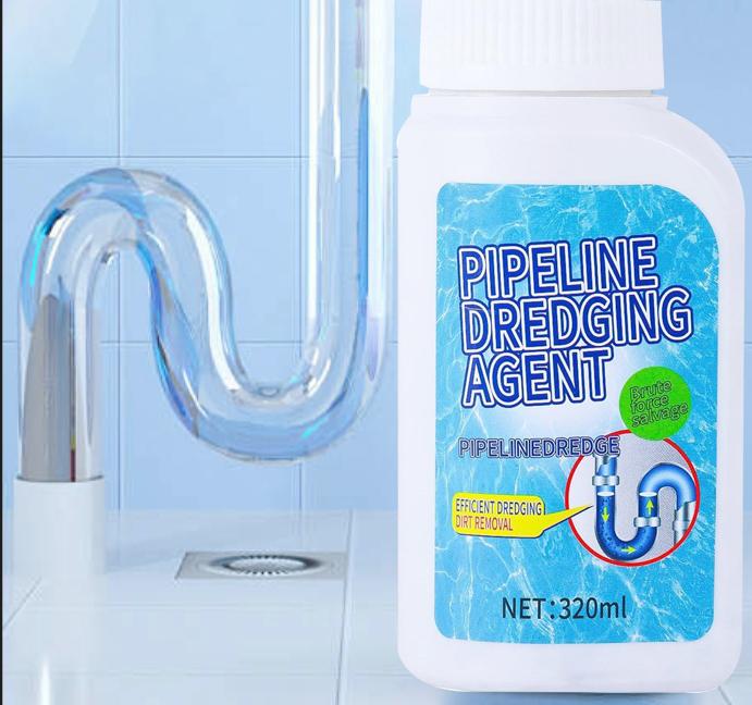 Powerful Pipe Dredging Agent - Quick Cleaning Tool for Kitchen & Toilet Drains, Fast-Acting Household Plumbing Cleaner, Unclogs Sinks in Minutes