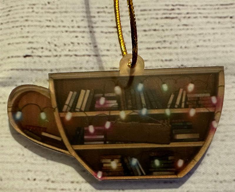 Book Lovers Tree Ornaments Decor Hanging