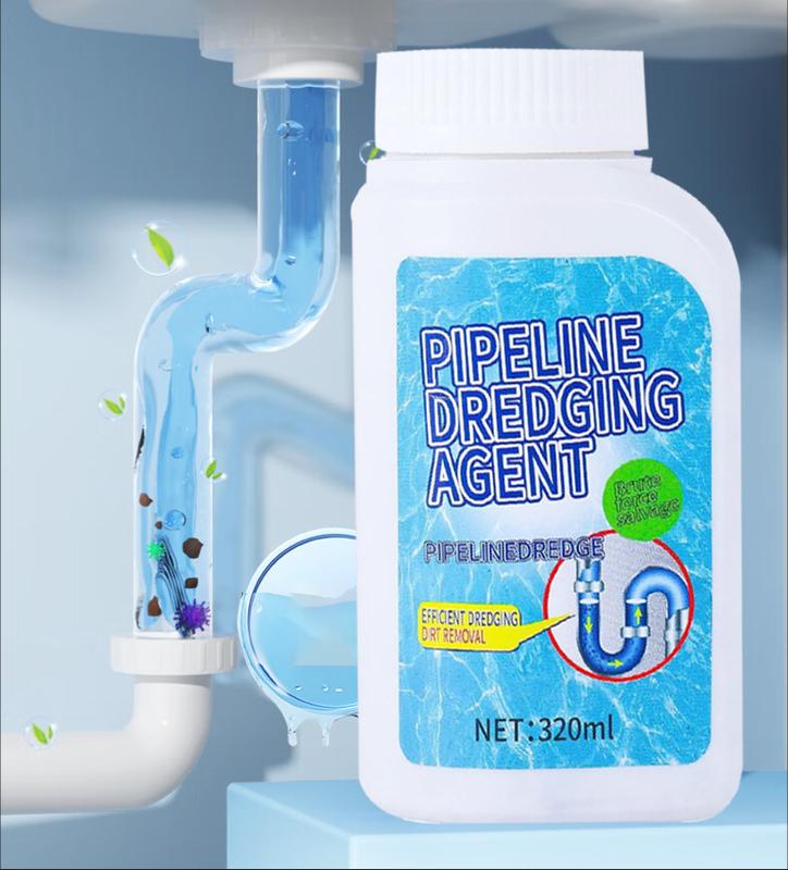 Powerful Pipe Dredging Agent - Quick Cleaning Tool for Kitchen & Toilet Drains, Fast-Acting Household Plumbing Cleaner, Unclogs Sinks in Minutes