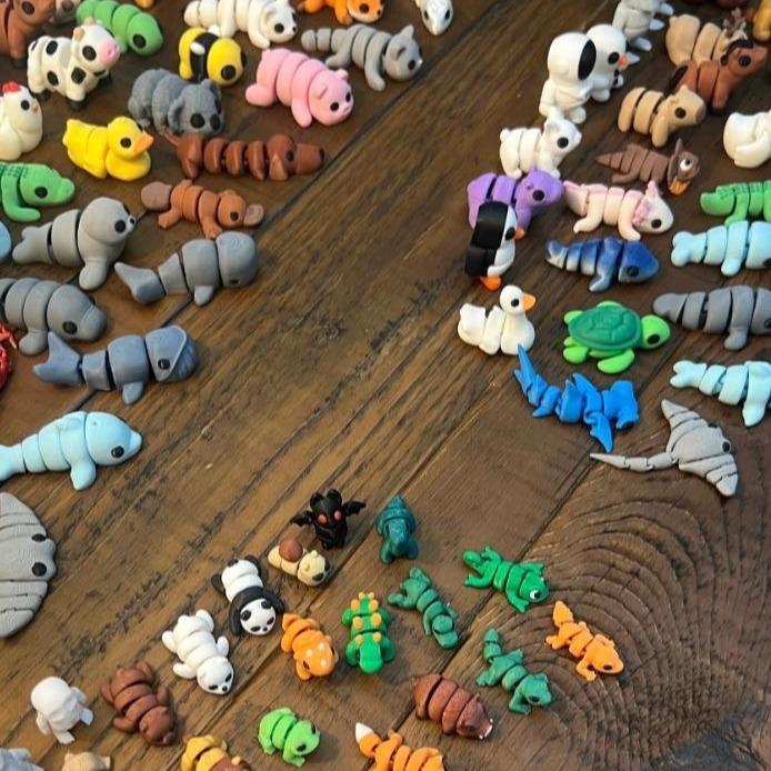 Tiny Animal Figurines | Pick Your Own | Articulating Miniatures | Home Decor | Variety Pack | Desk Ornaments