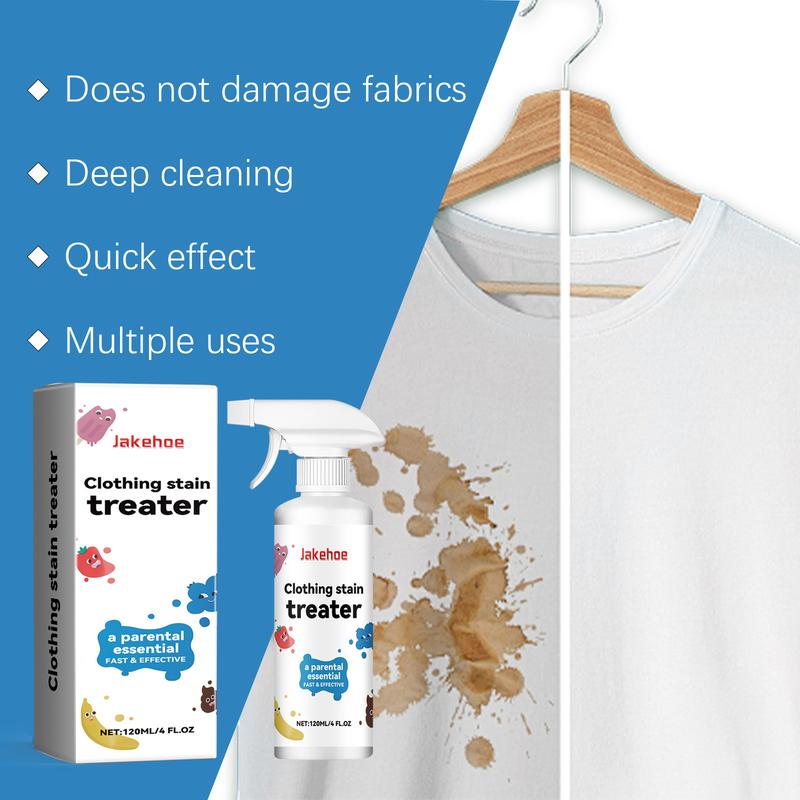 Clothing Stain Treater, Messy Eater StainTreater, No Dry Cleaning Food, Grease, CoffeeOff Laundry, Underwear, Fabric, Newborn & Baby Essentials Stain Remover Spray