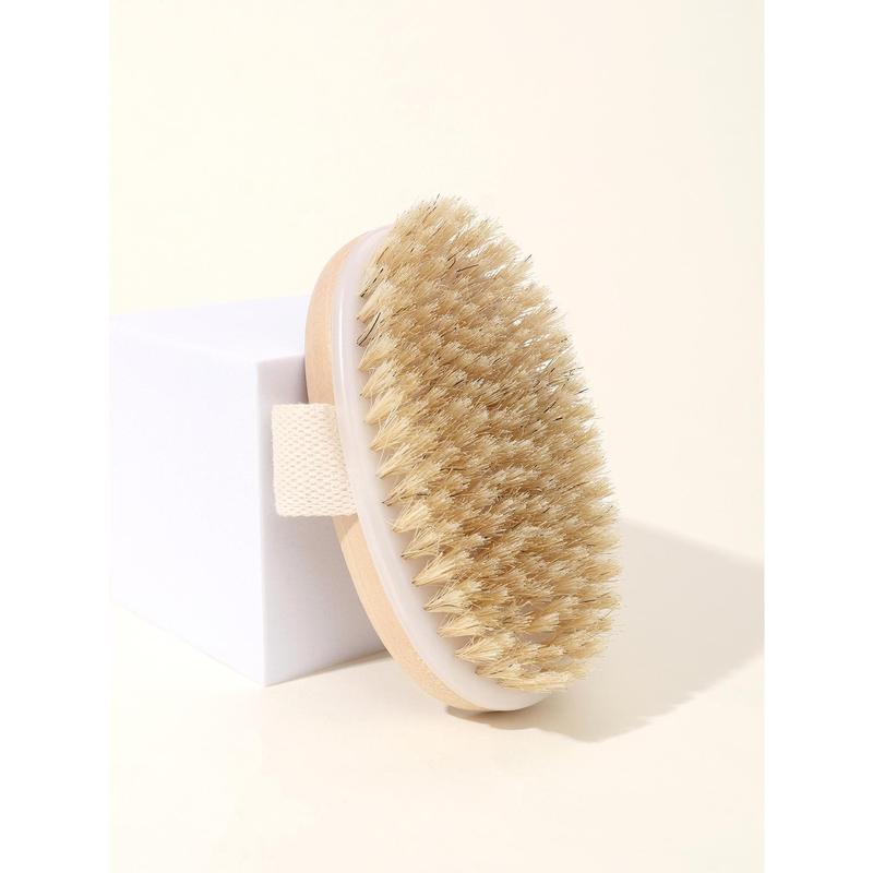 Dry Wet Body Brush For Exfoliating, Naturally Removing Dead Skin And Improving Skin Texture, The Scrub Brush Is Suitable For Stimulating Lymphatic And Blood Flow, Massage