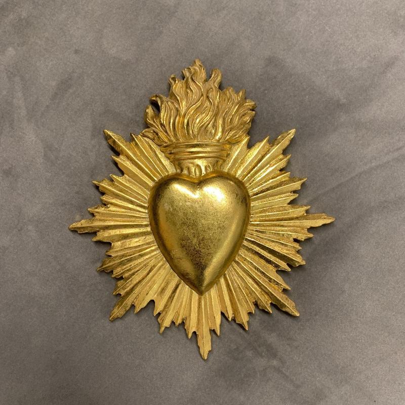 Deco Ex-Voto Gold Wall Hanging Decor | Radiant Heart