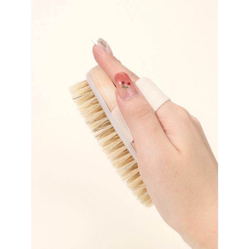 Dry Wet Body Brush For Exfoliating, Naturally Removing Dead Skin And Improving Skin Texture, The Scrub Brush Is Suitable For Stimulating Lymphatic And Blood Flow, Massage