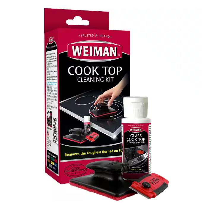 Weiman 2 oz. Glass Cook Top Cleaning Kit - Kit de limpieza