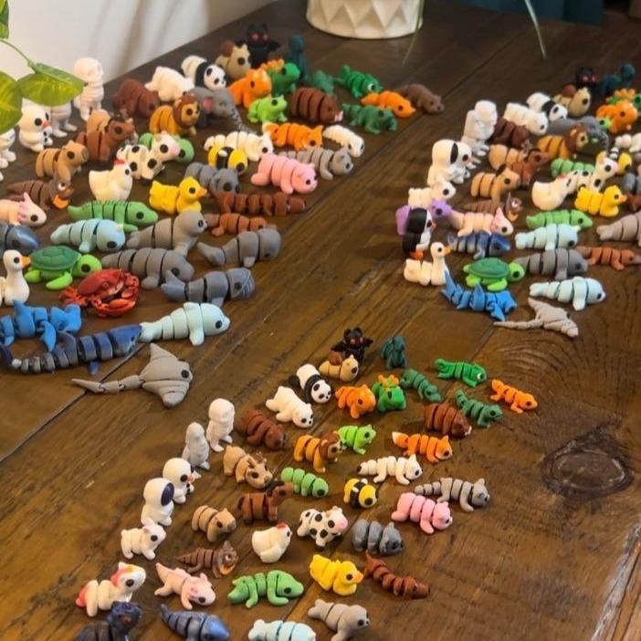 Tiny Animal Figurines | Pick Your Own | Articulating Miniatures | Home Decor | Variety Pack | Desk Ornaments