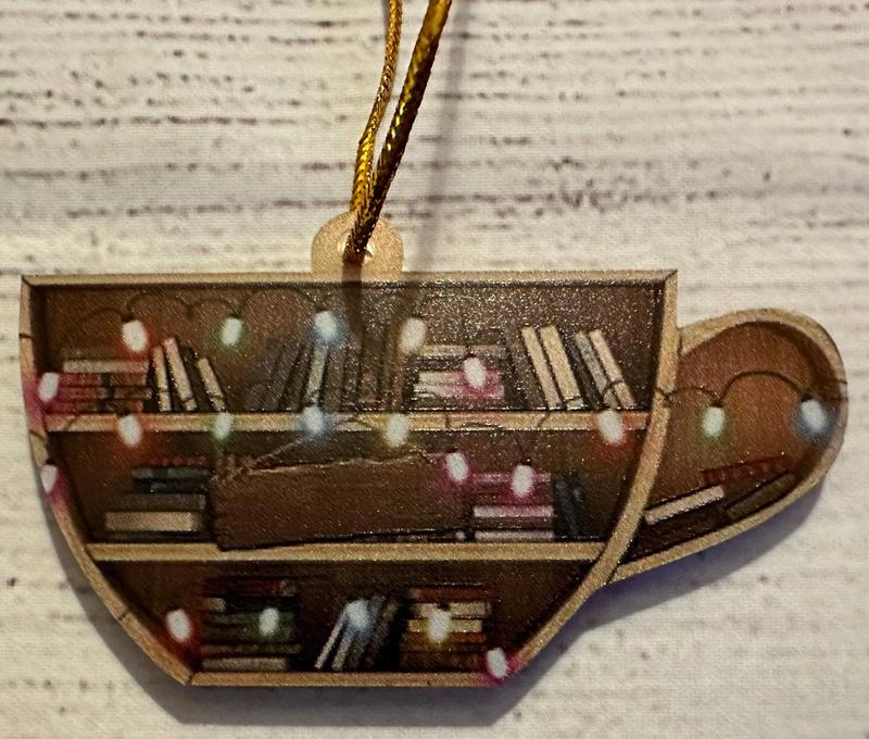 Book Lovers Tree Ornaments Decor Hanging