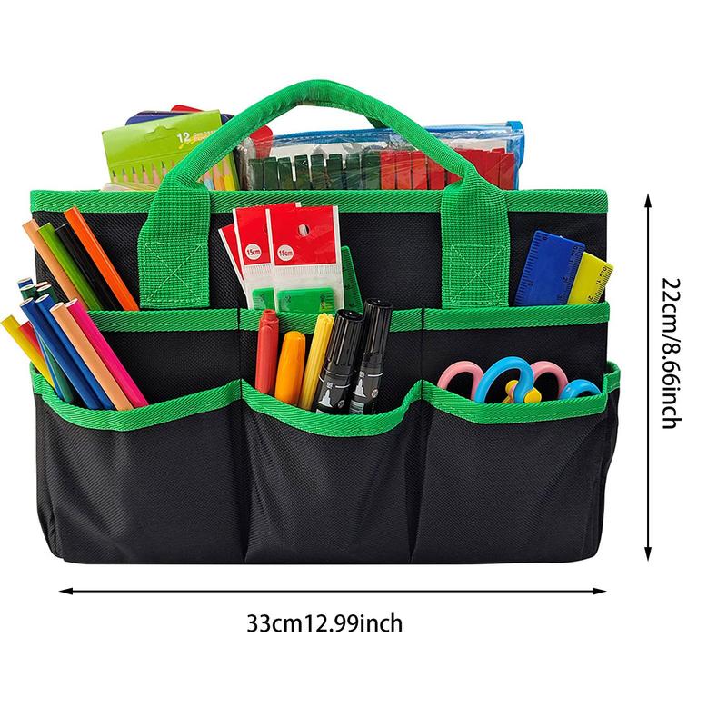 Multi-grid Storage Bag, Large Capacity Stationery Storage Bag for Teacher, Household Storage Organizer for Home Office School