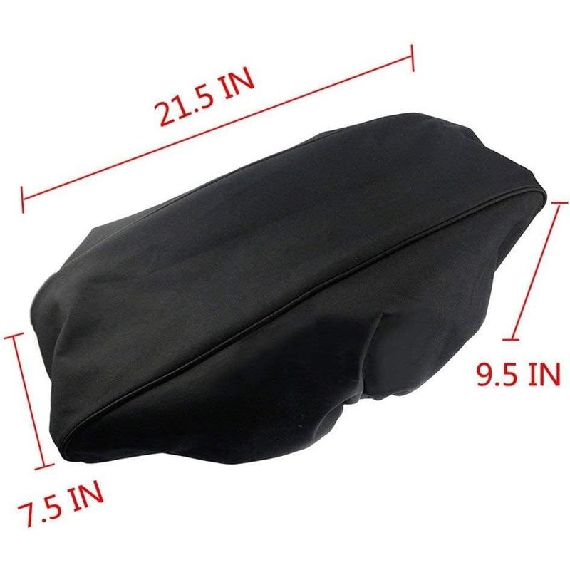 Winch Cover, Heavy Duty Waterproof Dust-Proof Winch Protection Cover, for Electric Winches 8500-17500 Lbs, Indoor Outdoor (21.5” X 9.5” X 7.5”) - Black